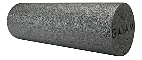 Gaiam Restore Muscle Therapy Foam Roller, 18", Gray 1 thumbnail image