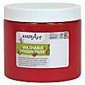 Handy Art Washable Finger Paint - 16 fl oz - 1 Each - Red