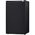 Keystone KSTRC44CB Refrigerator/Freezer - 4.40 ft³ - Manual Defrost - Reversible - 4.40 ft³ Net Refrigerator Capacity - 0.36 ft³ Net Freezer Capacity - 72 W - 226 kWh per Year - Black