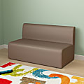 Flash Furniture Bright Beginnings Commercial-Grade Modular Classroom 2-Seater Sofa, Neutral