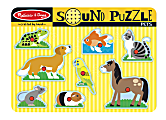 Melissa & Doug Pets 8-Piece Sound Puzzle 1 thumbnail image