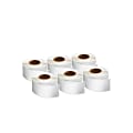 DYMO® 1-Up File Folder Labels For LabelWriter® Label Printers, 9/16" x 3 7/16", White, 130 Labels Per Roll, Pack Of 6 Rolls 1 thumbnail image