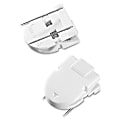 Advantus Panel Wall Clips, White, Pack Of 4