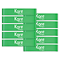 Kore Design™ Fidget Kick Bands, Silicone, 2" x 24", Green, Pack Of 10 Bands 1 thumbnail image