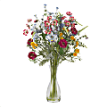 Nearly Natural 26"H Silk Veranda Garden Flower Arrangement With Vase 1 thumbnail image