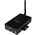 StarTech.com 1 Port Industrial RS-232 / 422 / 485 Serial to IP Ethernet Wireless Device Server with Redundant Power 1 thumbnail image