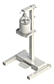 Built Sanitizer Floor Stand, 37" x 20" x 16-1/2", White 1 thumbnail image