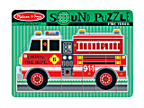 Melissa & Doug Fire Truck 9-Piece Sound Puzzle