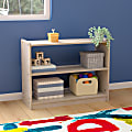 Flash Furniture Bright Beginnings Commercial Wooden&nbsp;Classroom Open Storage&nbsp;Unit, 24-1/2”H x 31-1/2”W x 11-3/4”D, Beech 1 thumbnail image