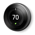 Google™ Nest Programmable Learning Thermostat with Temperature Sensor, 3rd Generation, Black, T3016US 1 thumbnail image