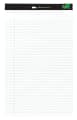 Office Depot® Brand Sugar Cane Paper Perforated Pads, 8 1/2" x 14", 50 Sheets, White, Pack Of 12 Pads