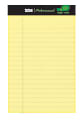 Office Depot® Brand Sugar Cane Paper Perforated Pads, 5" x 8", 50 Sheets, Canary, Pack Of 12 Pads