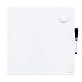 U Brand Unframed Magnetic Dry-Erase Whiteboard, 14" x 14", White