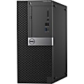 Dell OptiPlex 7000 7050 Desktop Computer - Intel Core i7 7th Gen i7-7700 3.60 GHz - 16 GB RAM DDR4 SDRAM - 256 GB SSD - Tower - Windows 10 Pro 64-bit - AMD Radeon R7 450 4 GB - DVD-Writer - English Keyboard 1 thumbnail image