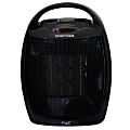 Vie Air 1500W Portable Ceramic Heater, 5-3/4"H x 7"W x 10"D, Black 1 thumbnail image