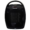 Vie Air 1500W Portable Ceramic Heater, 5-3/4"H x 7"W x 10"D, Black