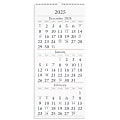 2024-2026 AT-A-GLANCE® 3-Month Monthly Wall Calendar, 12" x 27", Traditional, December 2024 To February 2026, SW11528 1 thumbnail image