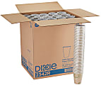 Dixie® ecosmart® 100% Recycled Fiber Hot Cups, 12 Oz, Brown, 50 Cups Per Pack, Case Of 20 Packs