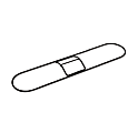 Globe Commercial Products Metal Snap-On Dust Mop Frame, 24" x 5”, Black, 3105EA 1 thumbnail image