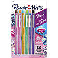 Paper Mate® Flair® Candy Pop Felt-Tip Markers, Medium Point (0.7mm), Assorted Colors, Pack Of 12