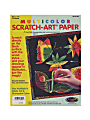 Scratch Art Multicolor Paper, Pack Of 12 Sheets