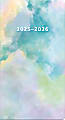 2025-2026 DateWorks Monthly Pocket Planner, 3-1/2" x 6-1/2", Tie-Dye, January To December