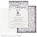 Custom Shaped Event Invitations With Envelopes, Confetti Grand Opening, 5" x 7", Box Of 25 Invitations 1 thumbnail image