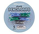 Office Depot® Brand Pencil Grip Pillows, Shark, Blue, Pack Of 5
