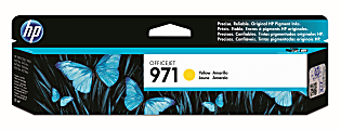 HP 971 Yellow Ink Cartridge, CN624AM