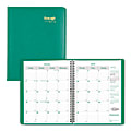 Brownline® Ecologix® 14-Month Monthly Planner, 11" x 8 1/2", 100% Recycled, FSC Certified, Green, December 2018 to January 2020