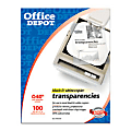 Office Depot® Brand Plain Paper Copier Transparency Film, Pack Of 100 1 thumbnail image