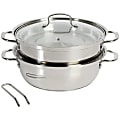 Kenmore Elite Devon 5-Piece Stainless-Steel Multi Steamer Set, Silver 1 thumbnail image