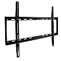 MegaMounts Fixed Wall Mount With Bubble Level For 32 - 70" Screens, 17"H x 27.25"W x 1"D, Black