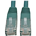 Tripp Lite Cat6 Cat5e Gigabit Molded Patch Cable RJ45 M/M 550MHz Green 35ft 35' - 128 MB/s - Patch Cable - N200035GN 1 thumbnail image