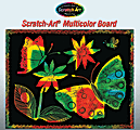 Melissa & Doug Soft Scratch Boards, 8 1/2" x 11", Multicolor, Pack Of 30