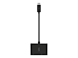 Belkin USB-C to VGA + Charge Adapter - Adapter - 24 pin USB-C male to HD-15 (VGA), USB-C (power only) female - AVC001BKBL 1 thumbnail image