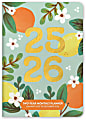 2025-2026 Orange Circle Studio 24-Month Monthly Pocket Planner, 6-1/2" x 4-5/8", Fruit & Flora, January To December 1 thumbnail image