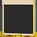 Flash Furniture Bright Beginnings Commercial Grade STEAM Wall Accessory Board Magnetic Chalkboard, 2-1/4" x 18", Black 1 thumbnail image