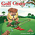 Willow Creek Press Monthly Mini Wall Calendar, 7" x 7", Golf Crazy, January To December 2022 1 thumbnail image