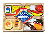 Melissa & Doug Food Groups Wooden Set