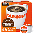 Dunkin' Donuts Single-Serve Coffee K-Cup®, Original Blend, Carton Of 44 1 thumbnail image