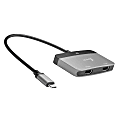 j5create 8K USB-C to HDMI Dual Display Adapter, Space Gray/Black, JCA465