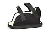 Medline Canvas Cast Boot Rocker With Hook-And-Loop Closures, Medium, Black 1 thumbnail image
