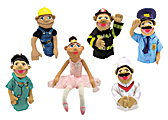 Melissa & Doug Puppet Set #1, Set Of 6 1 thumbnail image