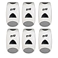 Genuine Joe 1250 ml Foam Soap Dispenser - Manual - 1.32 quart Capacity - Site Window, Soft Push, Sanitary-sealed, Refillable - White - 6 / Carton 1 thumbnail image