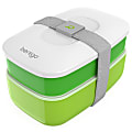 Bentgo Classic All-In-One Lunch Box Container, 3-13/16"H x 4-3/4"W x 7-1/8"D, Green 1 thumbnail image