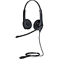 Jabra BIZ 1500 Headset - Quick Disconnect - Wired - Over-the-head - Binaural - Supra-aural - Noise Cancelling MicrophoneTAA Compliant 1 thumbnail image
