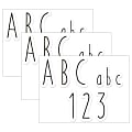 Eureka 4" Deco Letters, A Close-Knit Class Simple Print, 246 Letters Per Pack, Set Of 3 Packs