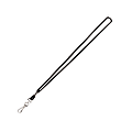 Office Depot® Brand Lanyards, Black, Pack Of 10 1 thumbnail image