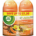 Airwick® Freshmatic® Ultra Hawaii Refill, 6.17 Oz, Fresh Papaya & Hibiscus Flower Scent, Pack Of 2